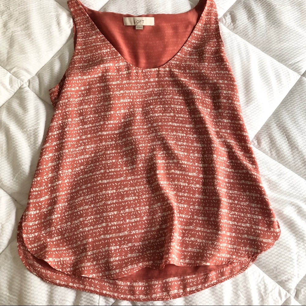 Loft tank fully lined size XS